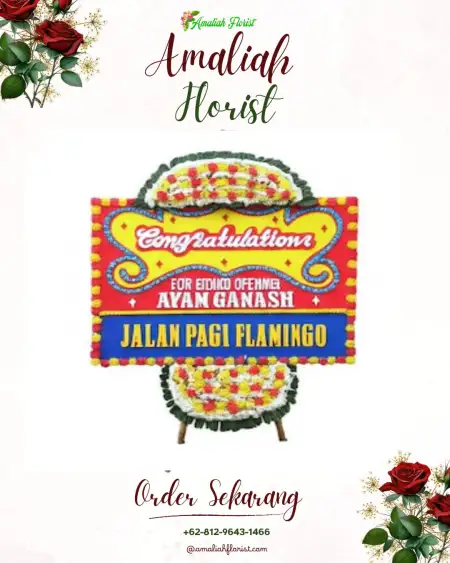 Sewa Papan Bunga Aimando Padaido